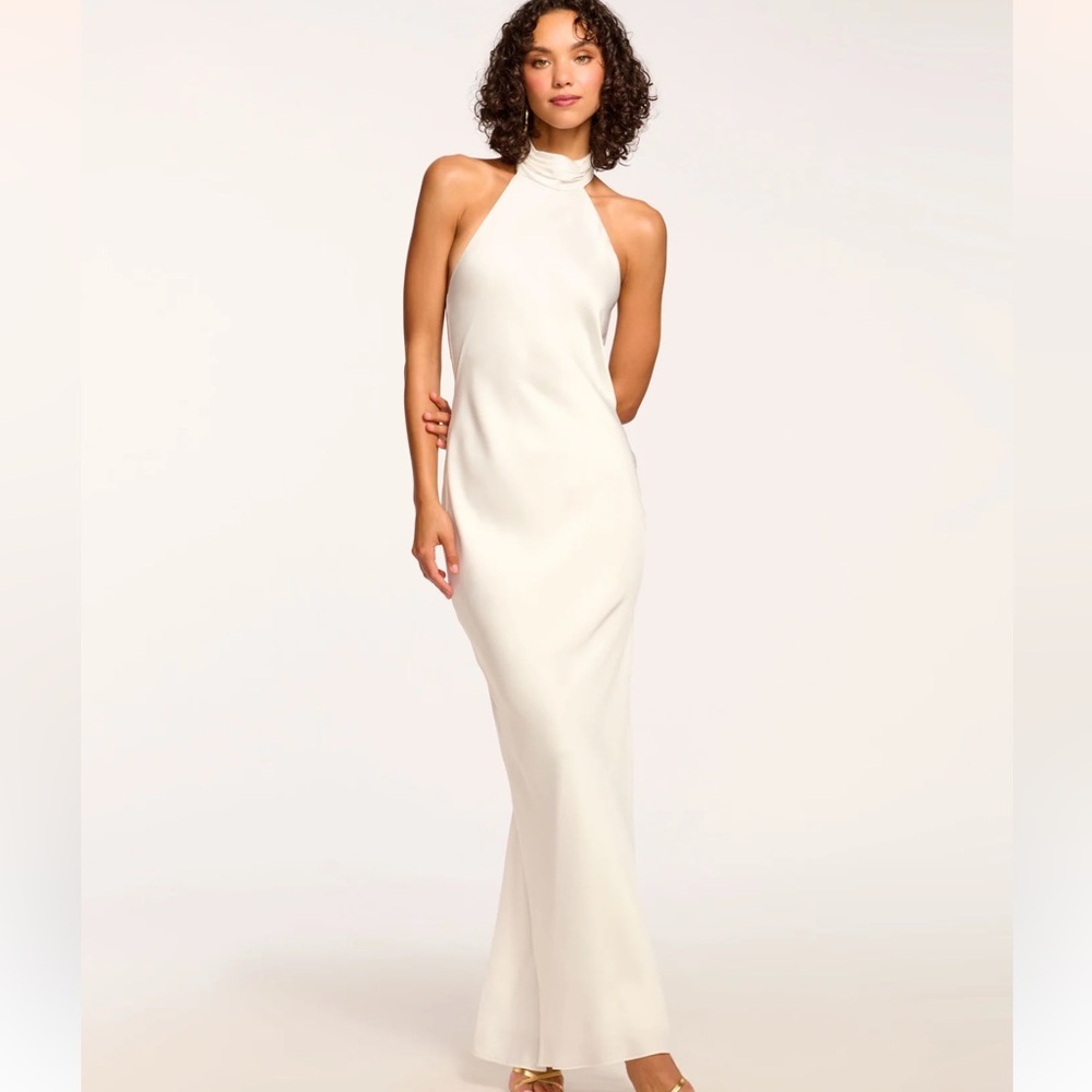 Ramy Brook Vibrant Yellow Satin Dress